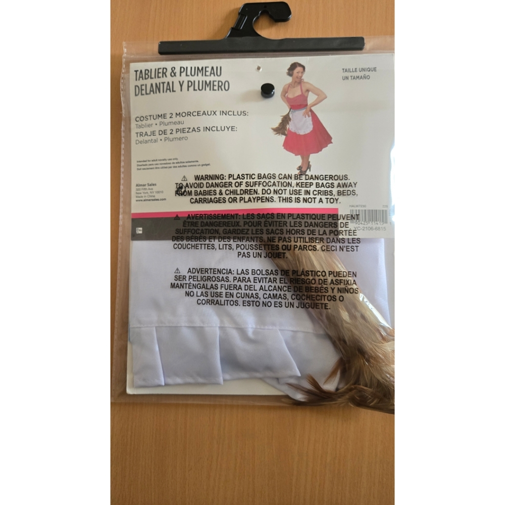 50s Happy Homemaker Apron Feather Duster. - Picture 6 of 6
